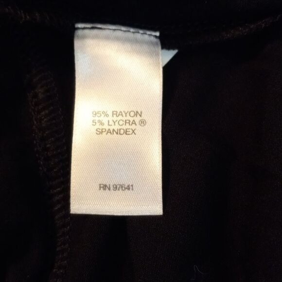 J. Jill XS Black Wearever Collection Womens Top 3/4 Sleeve Rayon Lycra - Picture 9 of 9